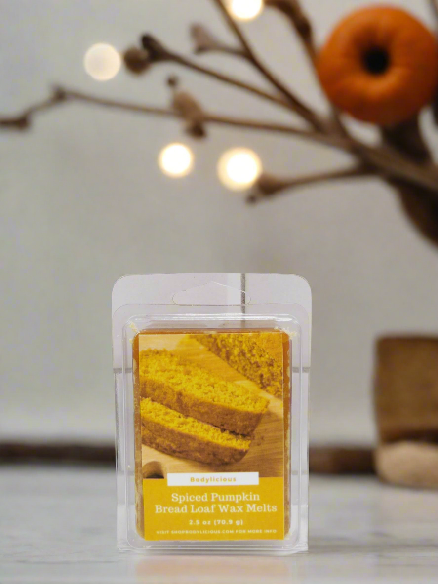 Spiced Pumpkin Bread Loaf Wax Melts (2.5 oz) 🎃