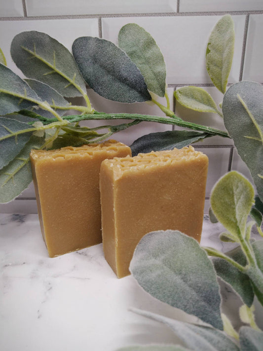 Honey Bourbon Turmeric Soap Bar