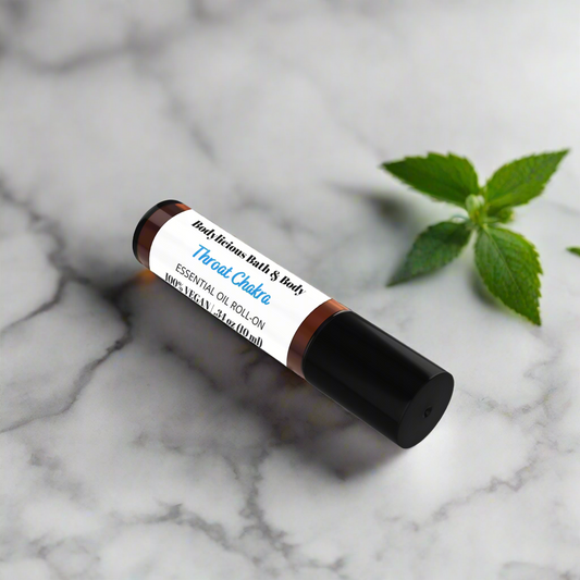 Throat Chakra Essential Oil Roll-On (Vishuddha) 🔵