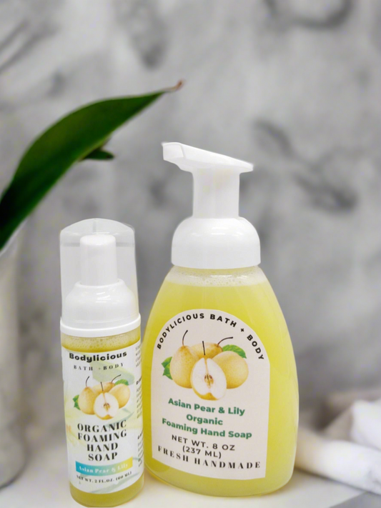 Asian Pear + Lily Organic Foaming Hand Soap